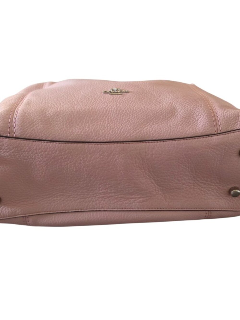 Coach Lenox Satchel Blush Pink Pebble Leather Crossbody Bag F59325 NWT - Picture 16 of 16